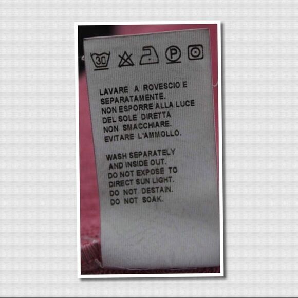 Dondup Pink Embroidered Distressed Sweatshirt L - Picture 4 of 6